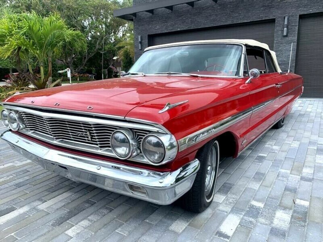 1964 Ford Galaxie 500 convertible new 396 motor Red 390ci V8 Automatic 1964 Ford Galaxie convertible