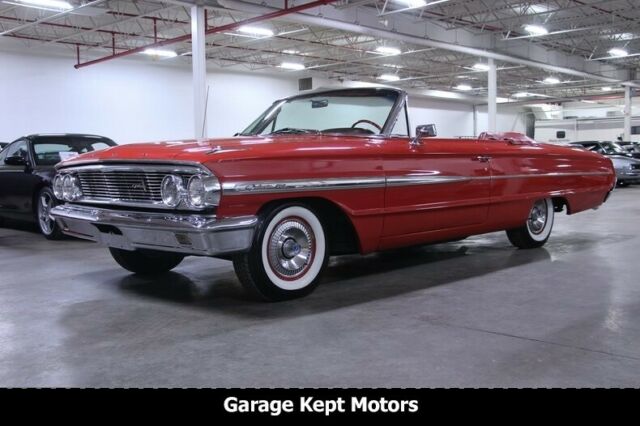 1964 Ford Galaxie 500 Convertible Rangoon Red Convertible 352ci/250hp 4bbl V8 10 1964 Ford Galaxie 500 Convertible
