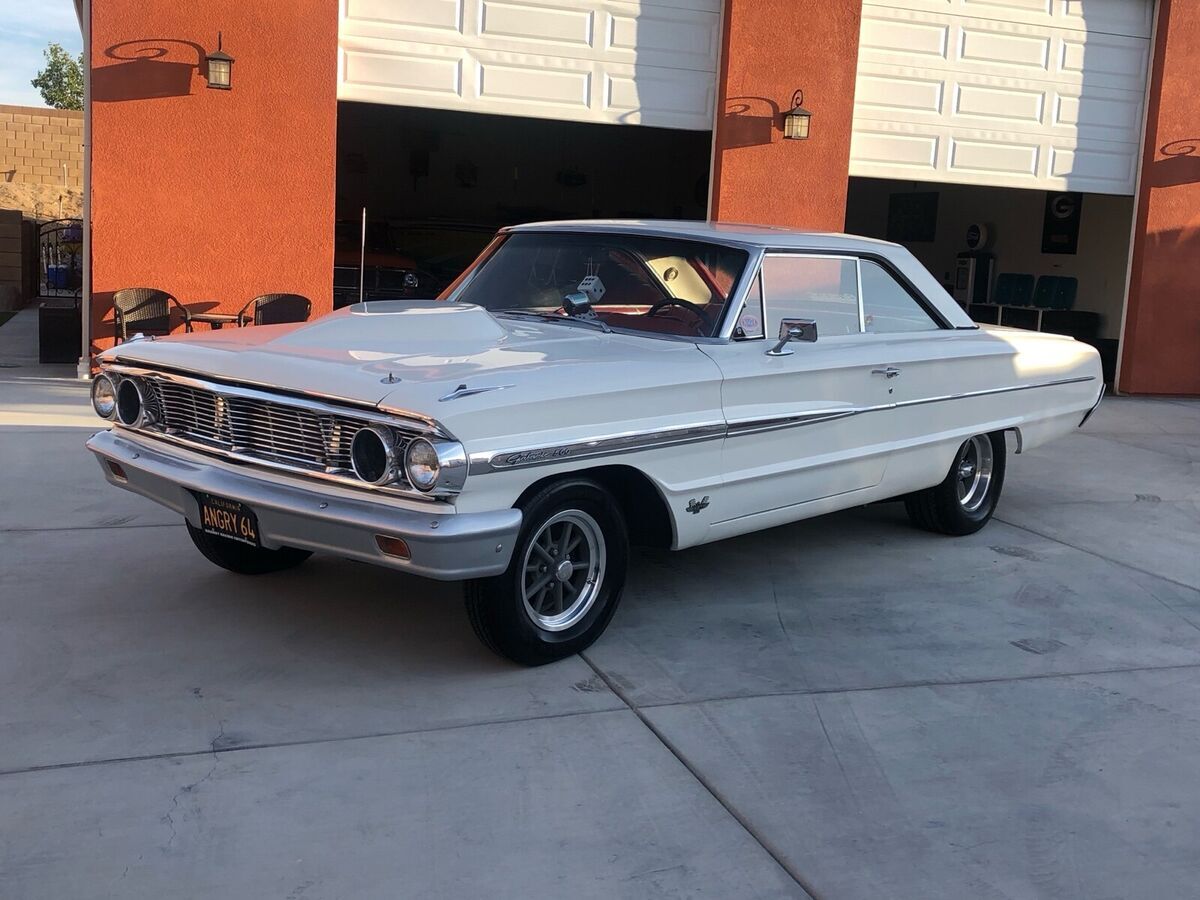 1964 Ford Galaxie 500 Coupe White RWD Manual Galaxie 500 1964 Ford Galaxie Galaxie 500