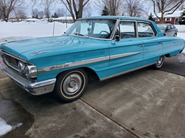 1964 Ford Galaxie 500 Town Sedan Automatic 352V8 Stunning colors, turn key! 1964 Ford Galaxie Town Sedan