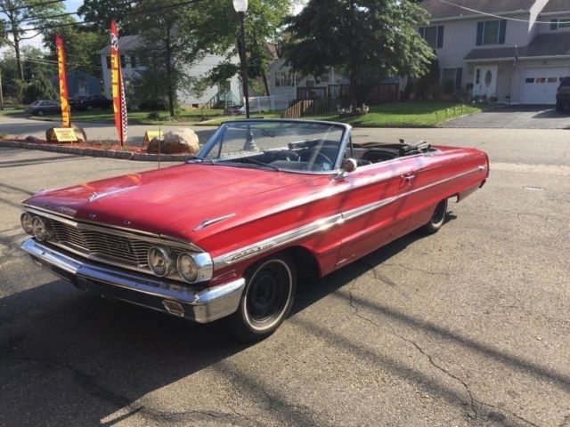 1964 Ford Galaxie 500 Xl Convertible Swing away steering Full size sedan 1964 Ford Galaxie Convertible