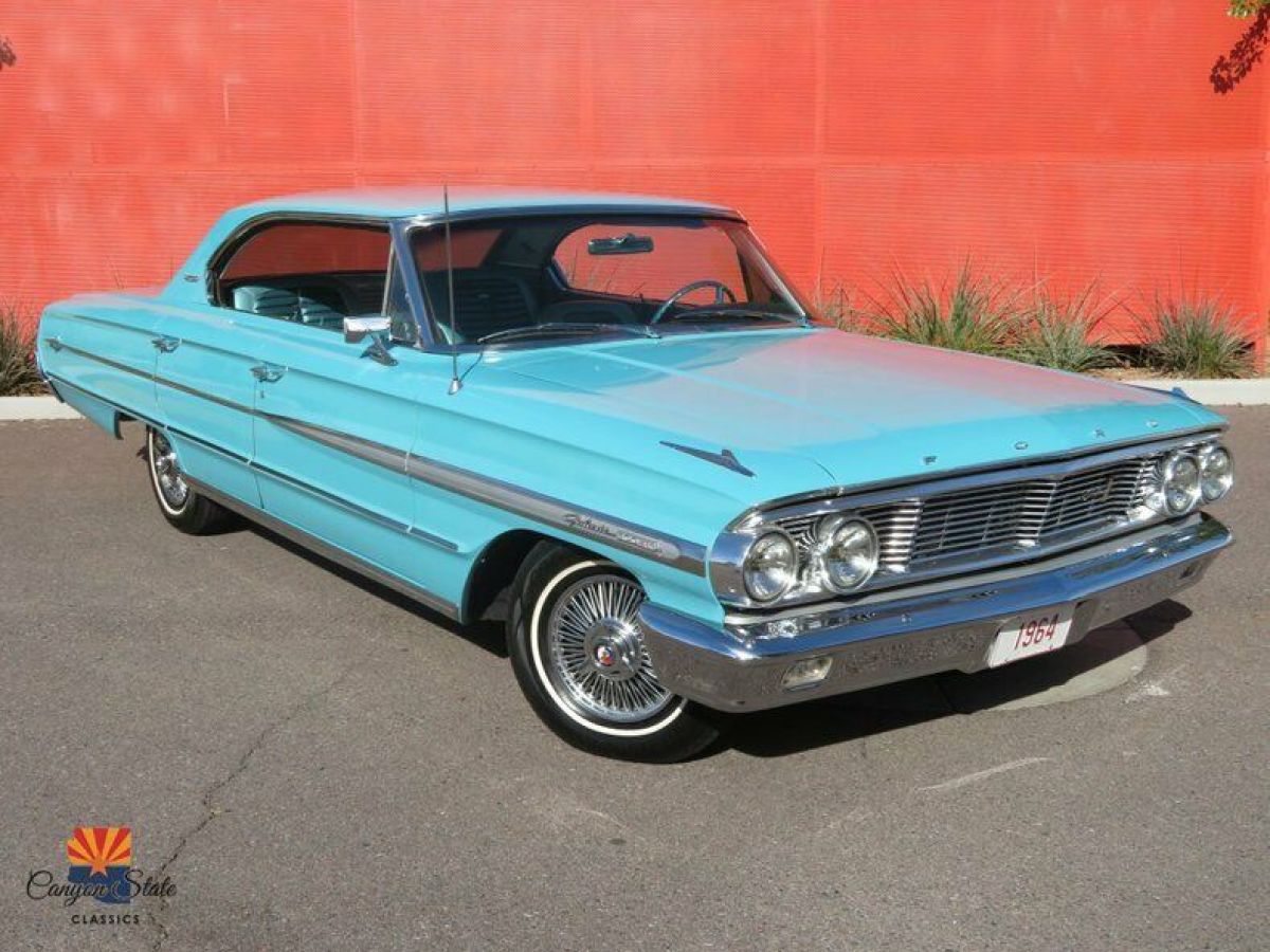 1964 Ford Galaxie 500 XL Fastback, 352ci V8, Vintage A/C, Cruise, 35k Orig Miles 1964 Ford Galaxie Fastback