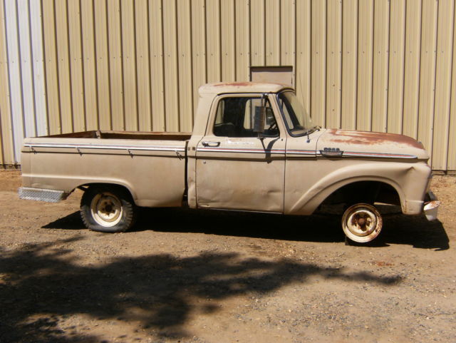 1964 Ford PickUp ShortBed V8 Eng. Restore, Project, Parts , Rat Rod 1964 Ford F-100 Custom Cab