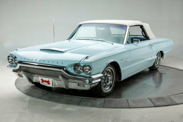 1964 Ford Thunderbird 390 V8 3 Speed Automatic Convertible Skymist Blue 1964 Ford Thunderbird --