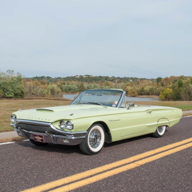 1964 Ford Thunderbird Convertible, Florentine Green, automatic, All Power! LOOK 1964 Ford Thunderbird Thunderbird CVT