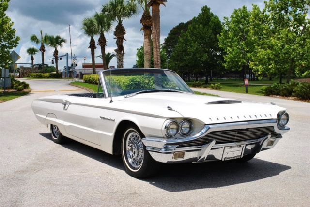 1964 Ford Thunderbird Convertible Z Code 390 V8 Kelsey Hayes Wheels PS PB 1964 Ford Thunderbird Convertible Z Code 390 V8