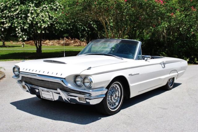 1964 Ford Thunderbird Convertible Z Code 390 V8 Auto Kelsey Hayes Wheels - photo 2