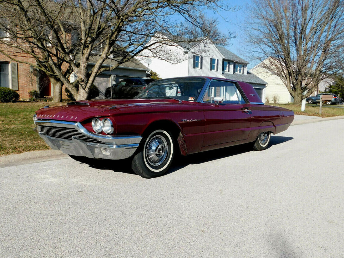1964 FORD THUNDERBIRD HARDTOP; DOCUMENTED 23K ORIG. MILES, 390, AUTO (VIDEO) 1964 Ford Thunderbird HARDTOP ORIGINAL MILES