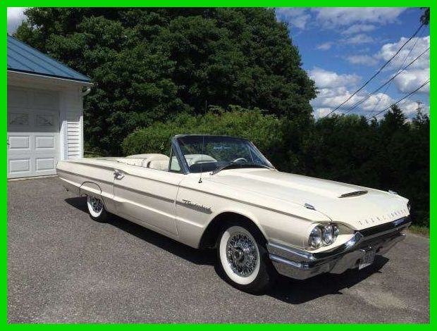 1964 Ford Thunderbird Sports Roadster Convertible 352 V8 Gas Automatic RWD MAINE 1964 Ford Thunderbird Sports Roadster Convertible