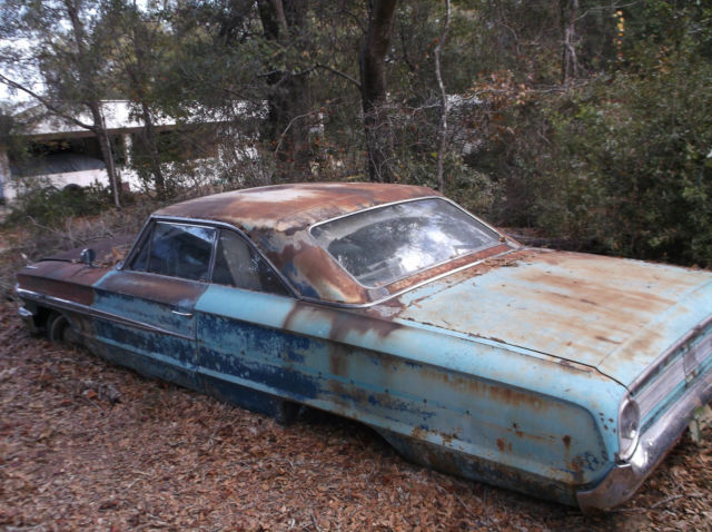 1964 galaxie 500 2 door fastback 390 engine barn find complete car ratrod/hotrod 1964 Ford Galaxie dulux