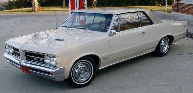 1964 GTO Factory Tri-Power - 44K Miles - Unrestored Concours Gold Car 1964 Pontiac GTO Hardtop