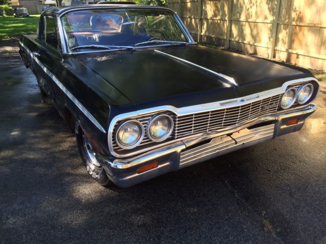 1964 IMPALA SS SURVIVOR MATCHING NUMBERS, BARN FIND INTERIOR BUCKETS CONSOLE 1964 Chevrolet Impala Super Sport