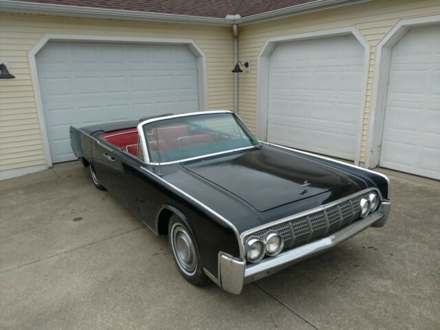 1964 LINCOLN Convertible RARE Black & Red 1964 Lincoln Continental Continental