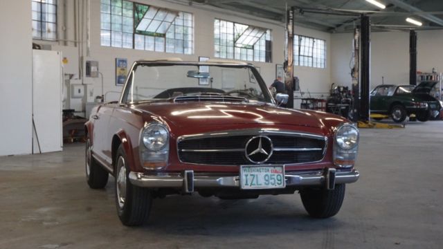 1964 Mercedes 230 SL original rust free car "low miles" 2 tops. 1964 Mercedes-Benz SL-Class