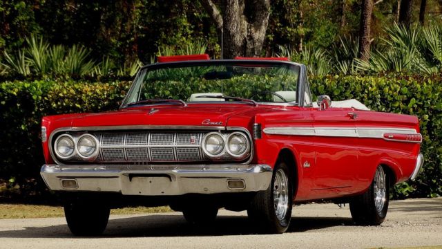 1964 MERCURY COMET CONVERTIBLE CALIENTE EDITION V/8 AUTOMATIC RED OUT WHITE IN 1964 Mercury Comet CALIENTE