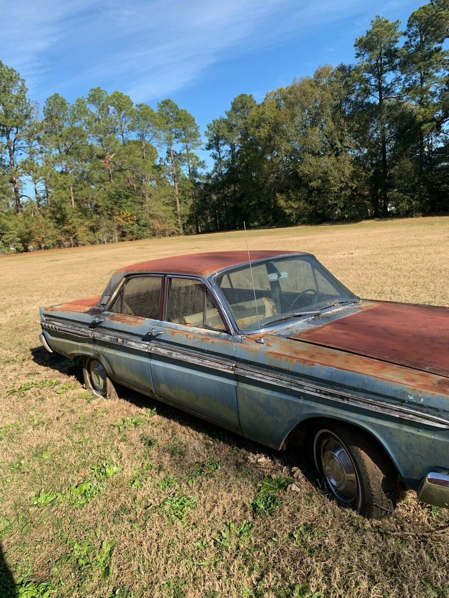 1964 Mercury Comet Sedan Blue RWD Automatic 1964 Mercury Comet