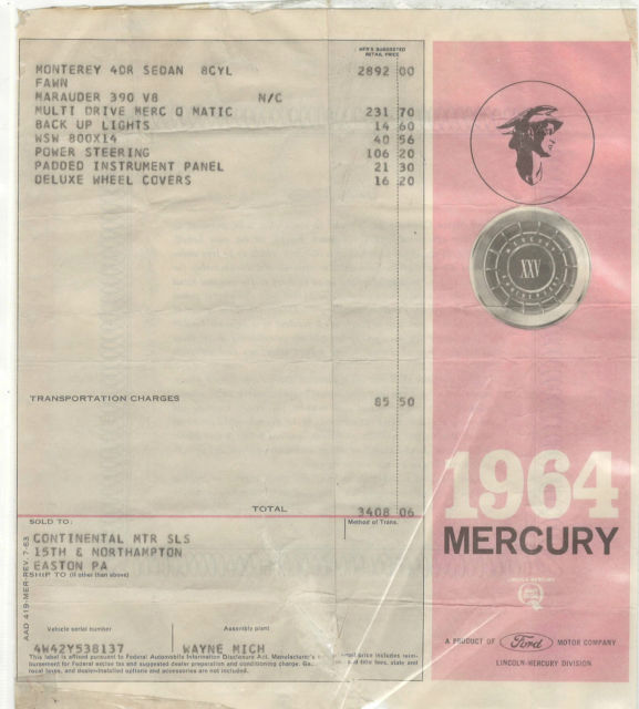 1964 Mercury Monterey Breezeway - photo 4