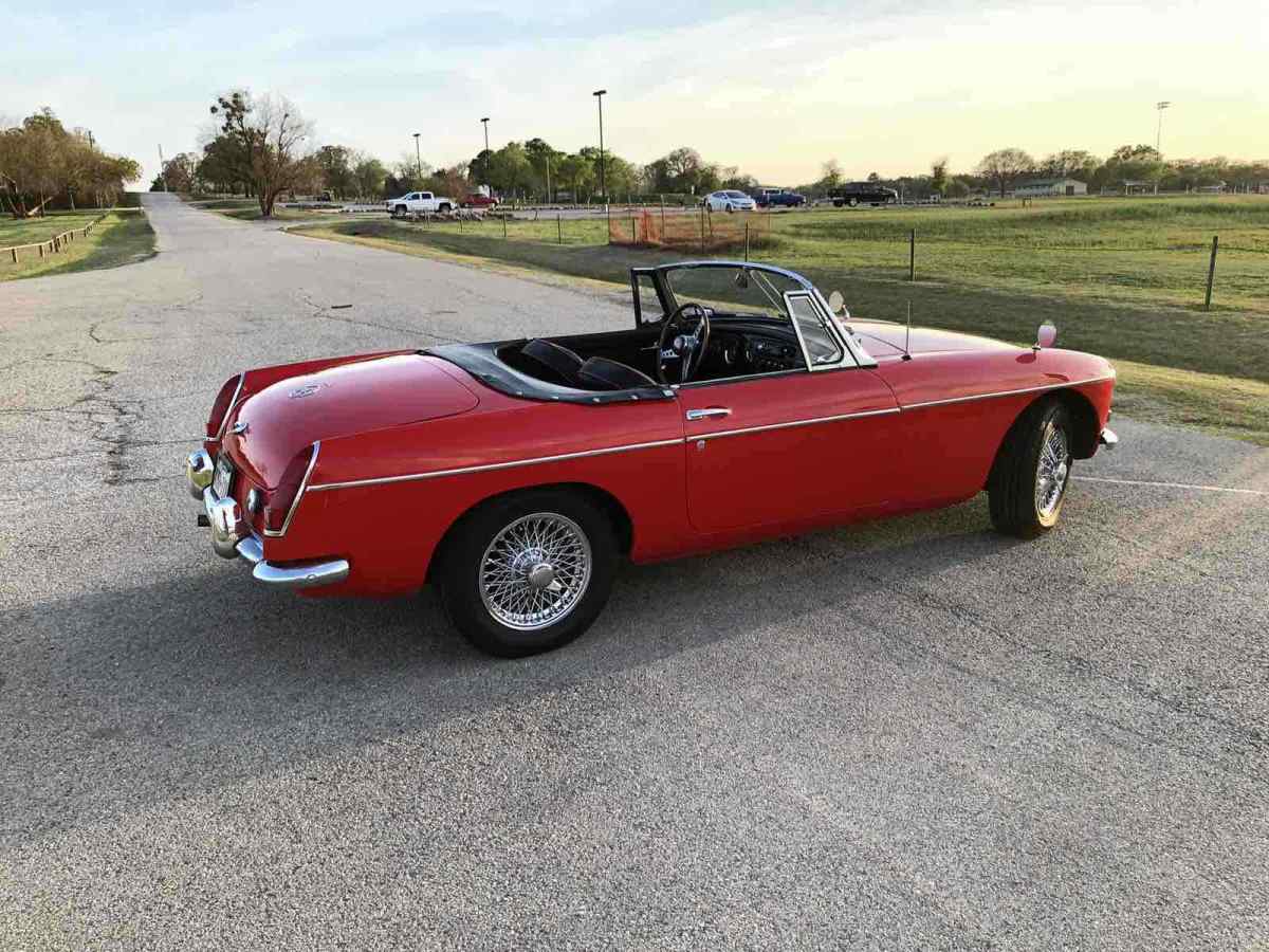 1964 MG MGB Convertible Red RWD Manual 1964 MG MGB