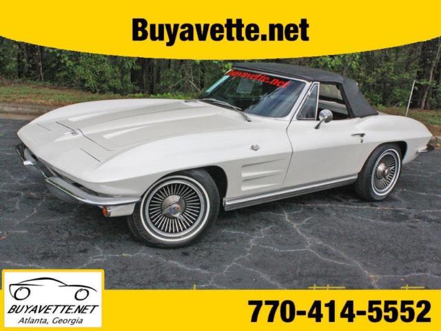 1964 Pearl White Corvette Buyavette inc Atlanta 1964 Chevrolet Corvette Convertible