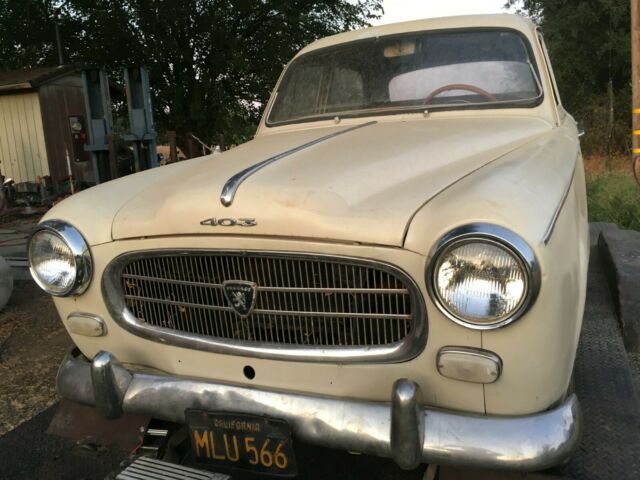1964 Peugeot 405 Easy Project car 1964 Peugeot 405