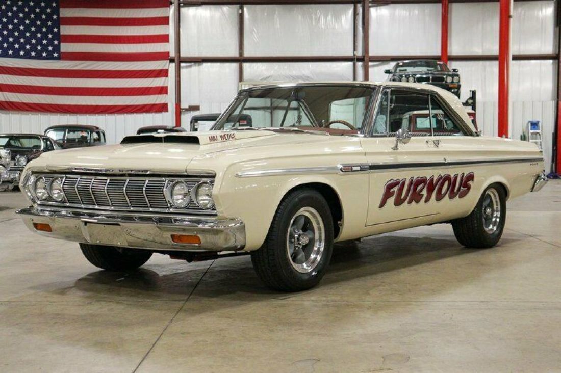1964 Plymouth Fury 11452 Miles Cream Coupe 440ci V8 Automatic 1964 Plymouth Fury