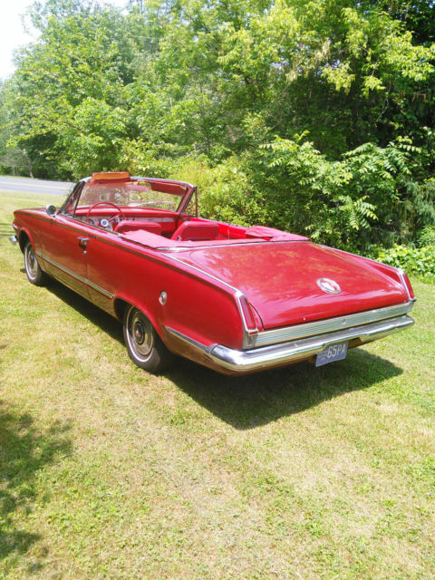 1964 Plymouth Valiant Signet convertible red mopar 1964 Plymouth valiant signet 200