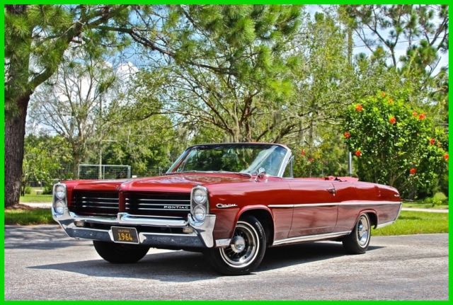 1964 Pontiac Catalina Convertible / 389 V8 / 8-Lug Wheels