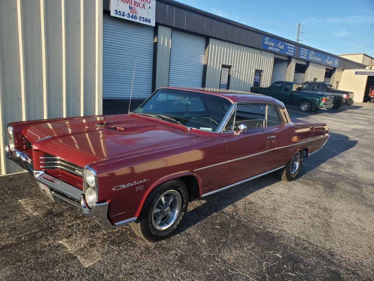 1964 Pontiac Catalina Coupe Red RWD Automatic 2+2 1964 Pontiac Catalina 2+2