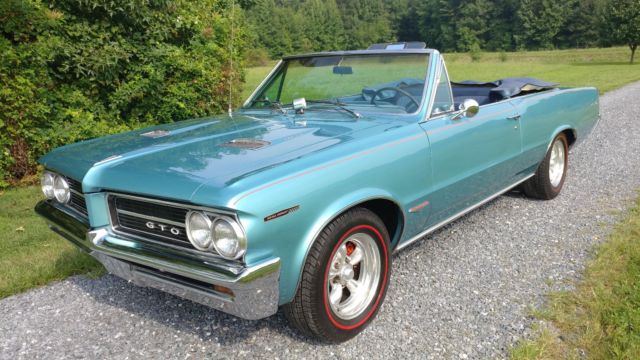 1964 Pontiac GTO Convertible 455 - 4 Speed. Power Steering - Power Windows 1964 Pontiac GTO