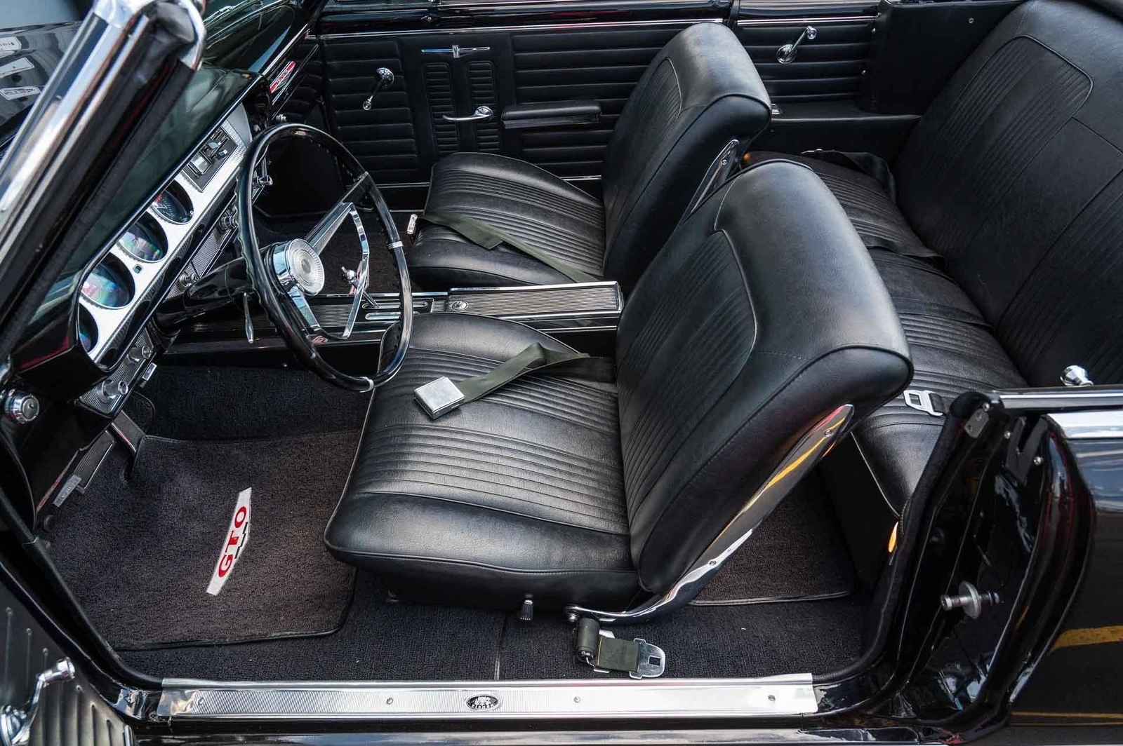 1964 Pontiac Le Mans PHS Docs, Triple Black, GTO Badged, Power Top, Cla - photo 10