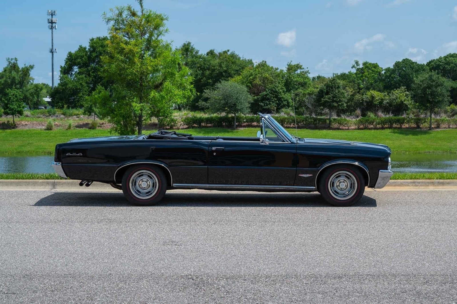 1964 Pontiac Le Mans PHS Docs, Triple Black, GTO Badged, Power Top, Cla - photo 7
