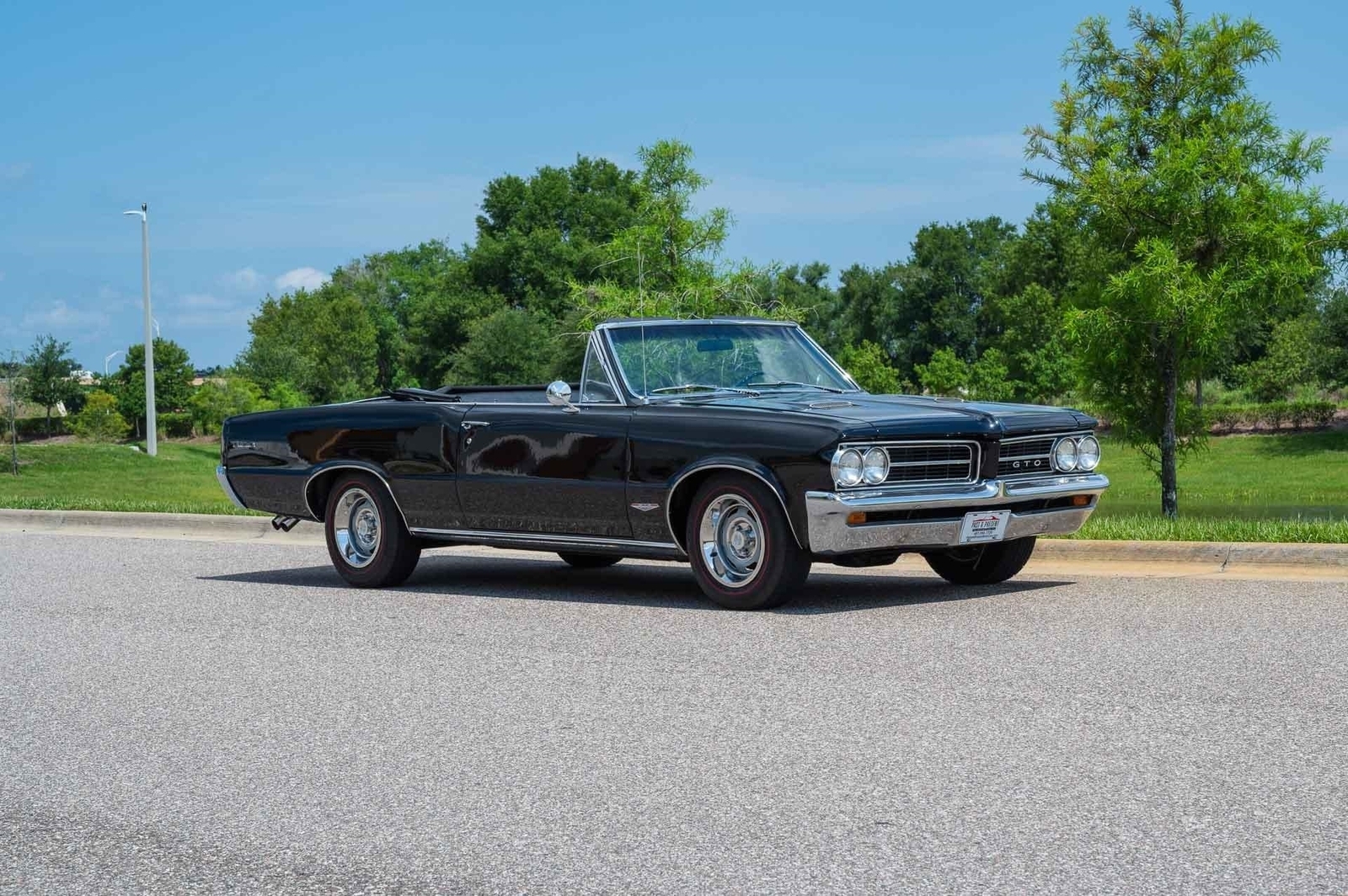 1964 Pontiac Le Mans PHS Docs, Triple Black, GTO Badged, Power Top, Cla - photo 9