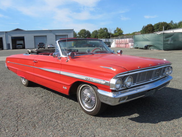 1964 Red Convertible Great Driver Classic 390cid Automatic 1964 Ford Galaxie