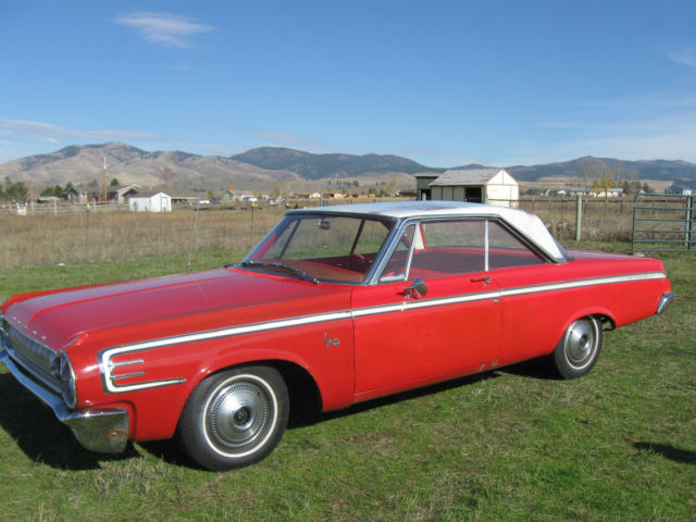 1964 Red Dodge 440 2 Door Hardtop 33K Original Miles No Reserve 1964 Dodge 440 Base