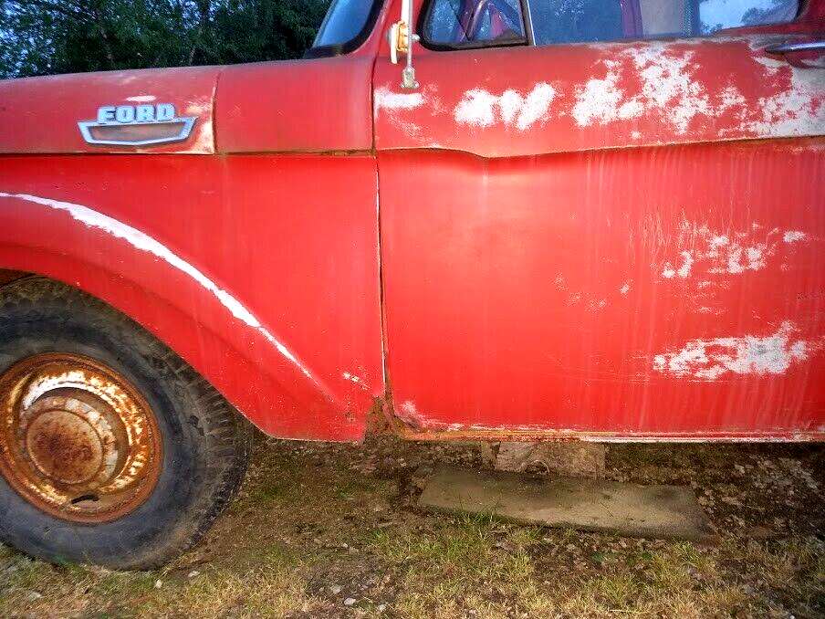 1964 Ford FULL SIZE RED FARM PICK UP TRUCK - photo 4