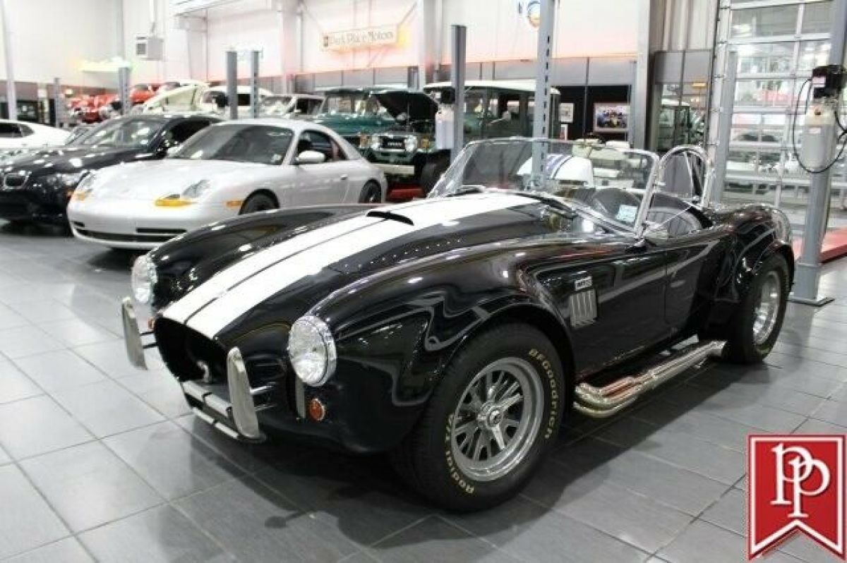 1964 Shelby Cobra - Midstates 460 Cobra Jet 3550 Miles Black with White Racing S 1964 Shelby Cobra - Midstates 460 Cobra Jet