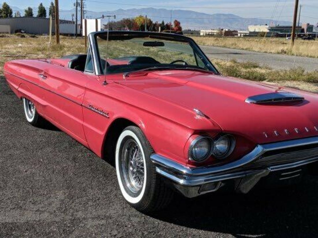 1964 THUNDERBIRD CONVERTIBLE TRI-POWER 390 DARK CORAL AUTOMATIC 19000 MILES 1964 Ford Thunderbird