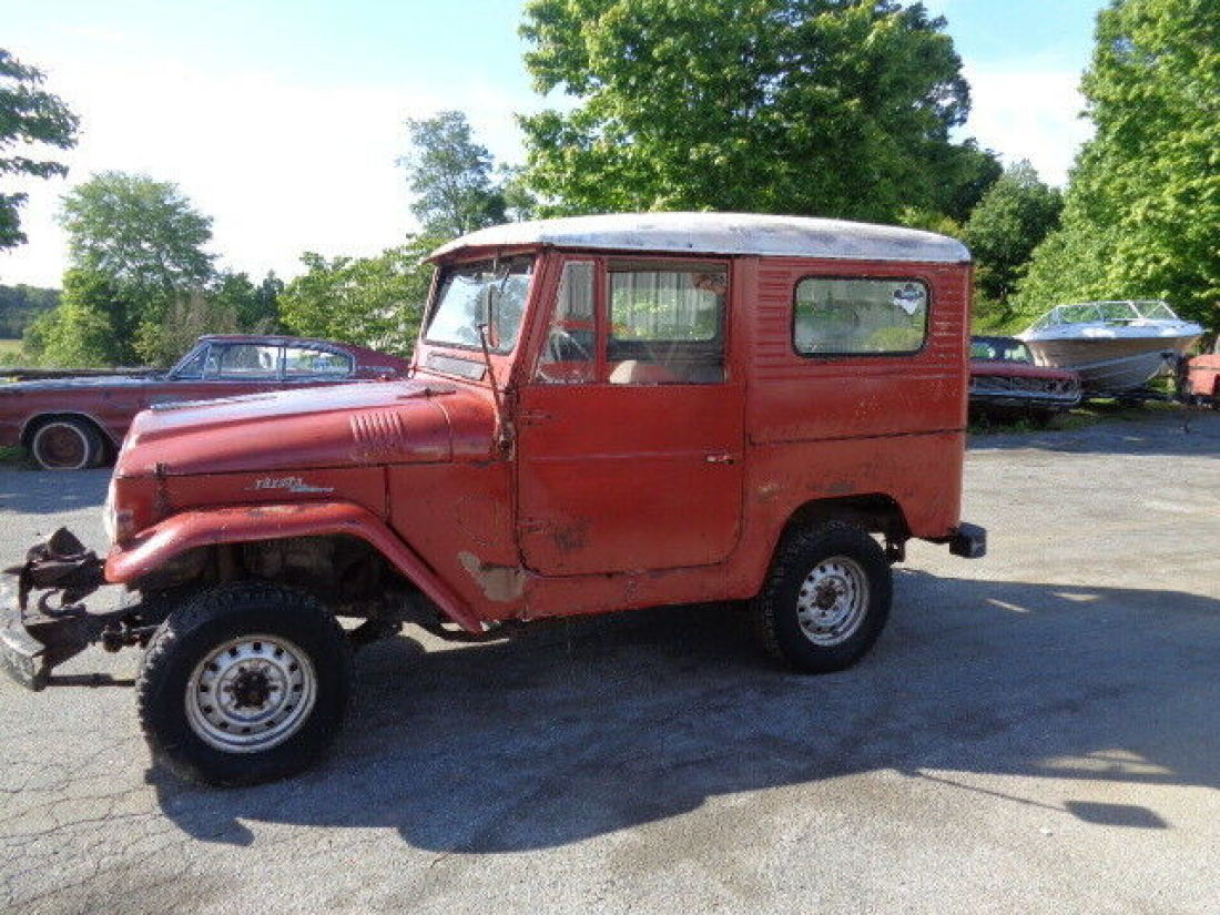 1964 TOYOTA LANDCRUISER FJ 40 4X4 PROJECT ENGINE TURNS PROJECT 1964 Toyota FJ Cruiser