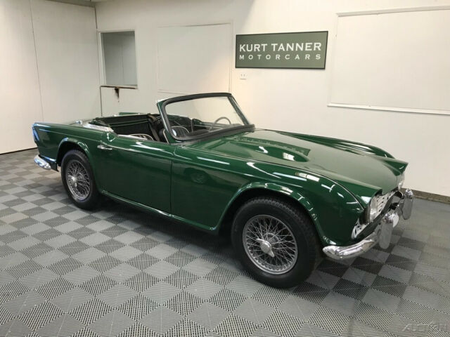 1964 TRIUMPH TR4 SPORTS ROADSTER. BRG. VERY NICE RESTORED CAR. NEEDS FINISHING 1964 Triumph TR4 1964 TRIUMPH TR4 SPORTS CONVERTIBLE. BRITISH RACING GREEN