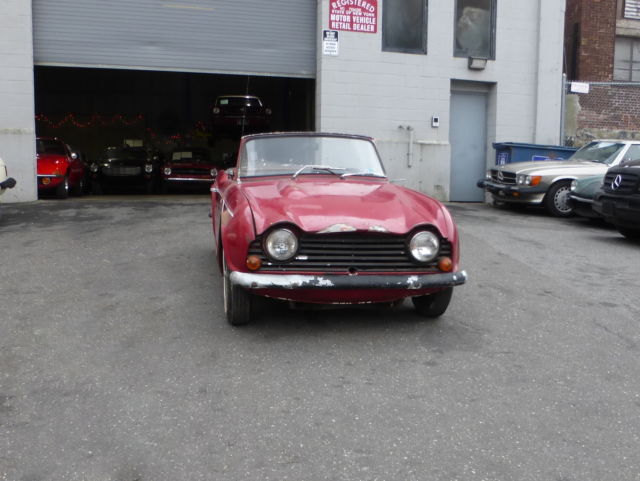 1964 Triumph TR4 with Overdrive Running Engine for Restoration 1964 Triumph TR4 Overdrive