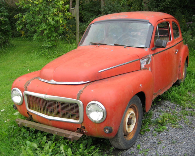 1964 Volvo PV 544 Parts Car Rolling Chassis 1964 Volvo 544