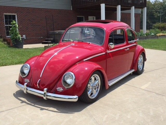 1964 VW beetle, Red, Sunroof, Leather interior, Alpine stereo 1964 Volkswagen Beetle - Classic Sporty, sunroof