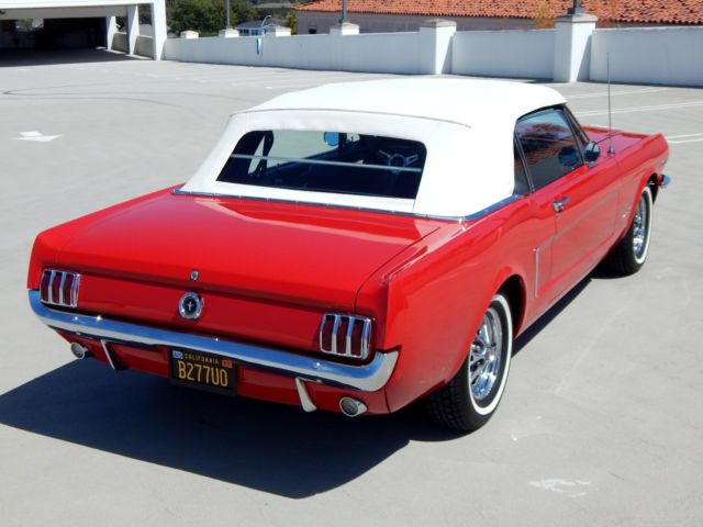 1965 Ford Mustang Convertible Restored - 289 V8, AC, PS, PB & More - photo 2