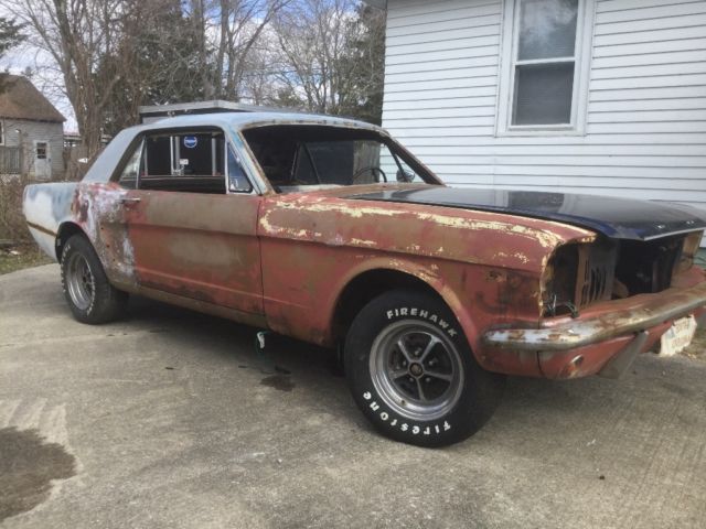 1964.5 Ford Mustang Coupe D-Code 289 Solid Project Car 1965 1965 Ford Mustang Coupe