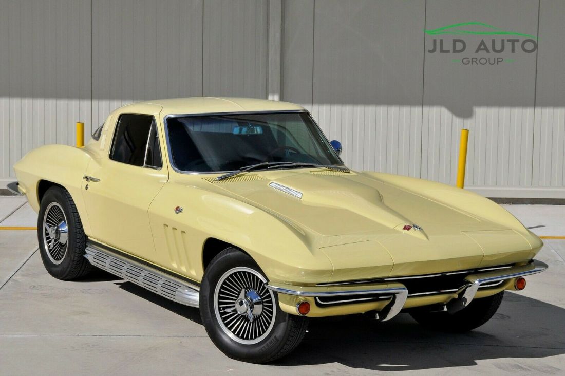 1965! #'s Matching 327/350! Factory AC! Side Pipes! Teak Wheel! Knock Off's! 1965 Chevrolet Corvette