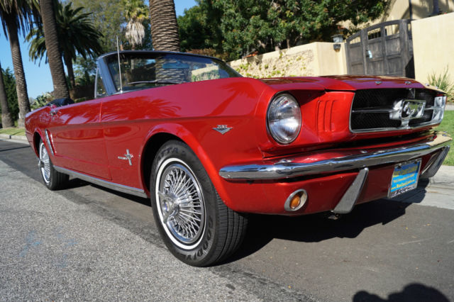 1965 Ford Mustang 289 4BBL 'A' CODE V8 CONVERTIBLE WITH A/C! - photo 6