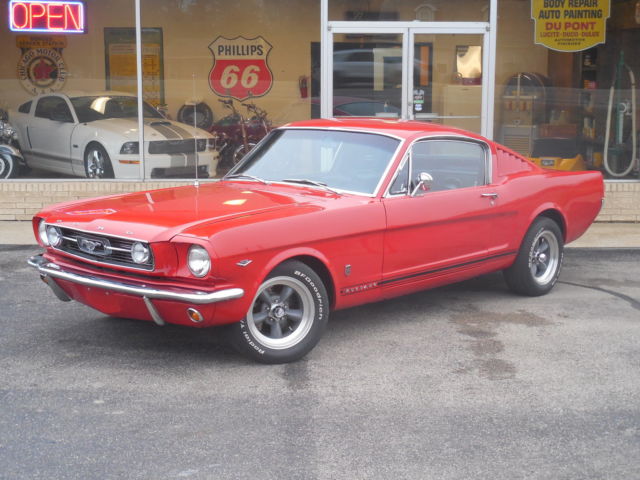 1965 66 Ford Mustang 2+2 GT Pkg 302 4BBL Cobra Shelby C4 Automatic Disc Brakes 1966 Ford Mustang Fastback