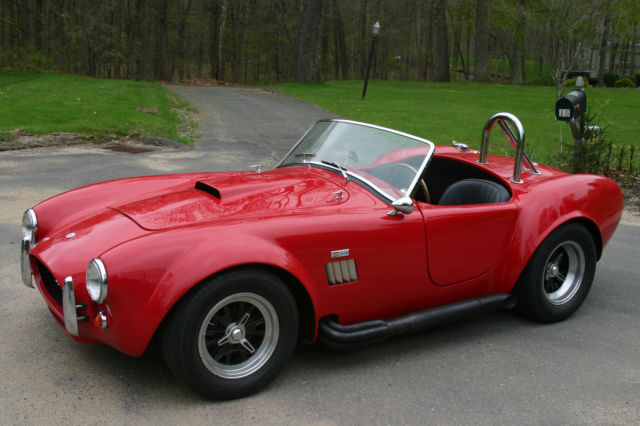 1965 A/C Cobra Red Factory Five 302 Kenny Belle Supercharger Roadster 1965 Shelby Factory Five Cobra