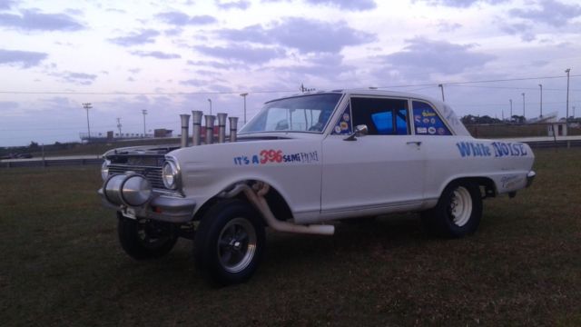 1965 A/FX NOVA ALTERED WHEEL BASE HOT GASSER PRO DRAG CAR 1965 Chevrolet Nova