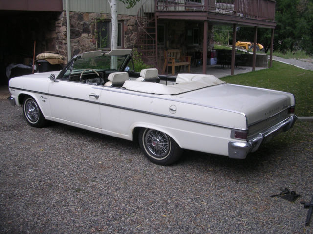 1965 AMC Rambler 770 Classic Convertible V8 Triple White 1965 AMC Rambler 770 Classic Convertible 770 Classic